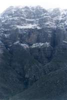 snowy cliffs in Du Toits Kloof