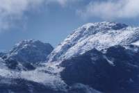 snow capped peak north of Tulbagh (closeup)