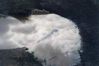 reflection of cloud after rain