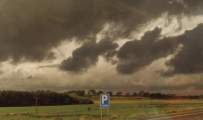 dark clouds over Lockerbie