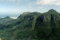 Orange Kloof and Grootkop with Little Lion's Head from Constantia Corner