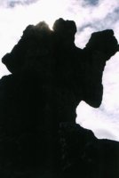 rock silhouette above Constantia Corner