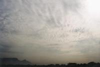 cirrocumulus over Table Mountain from Zandvlei