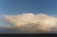 full blown cumulonimbus with anvil and rain