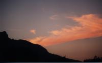 sunset on cirrus above Devil's Peak