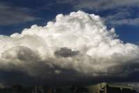 Towering cumulus over Newlands Stadium