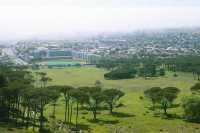 Rhodes Estate with fog over Southern Suburbs