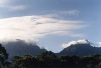 cloud ripples over Table Mountain and Devil's Peak