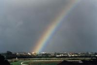rainbow over Kenilworth Racecourse