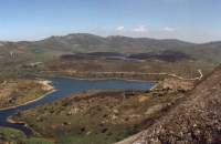view from Paarl Mountain with reservoir