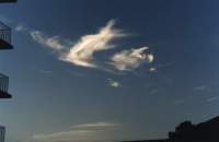 dawn on cirrus with Charnwood stairs