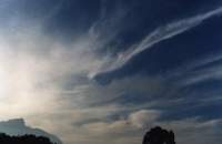 cirrus solid and streaky over Devil's Peak