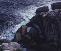waves and granite rocks below Karbonkelberg