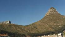 Lions Head and Rump and Table Mountain Cable Station from Sea Point