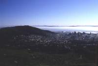 view of City Bowl from Tafelberg Road